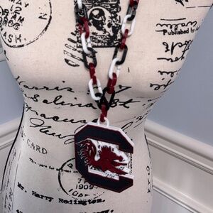 NCAA Necklace/Decor 3D Printed University of South Carolina